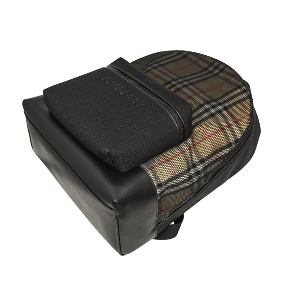 Burberry Jett Check and Mesh Backpack - Picture 5 of 11